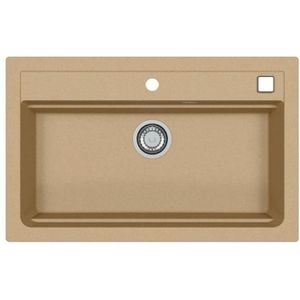 ALVEUS 1140445 - Gootsteen ATROX 79x50 cm graniet/beige