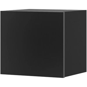 wandkast PAVO 34x34 cm glanzend zwart