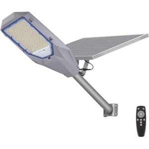 LED dimbare schijnwerper met een zonnepaneel LED/200W/20000 mAh 6500K IP65 grijs