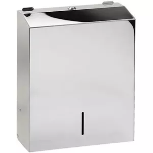 RVS Papieren Handdoekdispenser – Zwart, 28,2x26,2x10 Cm, Wandmontage Met Slot, Voor Badkamer, Hotel Of Openbare Ruimte