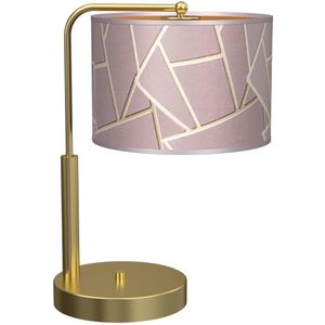 Tafellamp ZIGGY 1xE27/60W/230V roze/goud