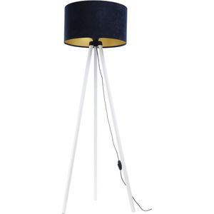Staande Lamp STANDART 1xE27/60W/230V blauw/wit