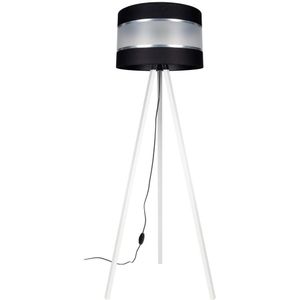 Staande lamp CORAL 1xE27/60W/230V wit/zwart/chroom