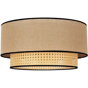 Duolla - Plafondlamp BOHO 1xE27/15W/230V beige/rotan