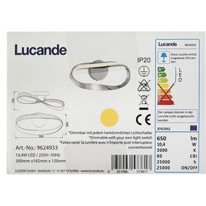 Lucande - LED Wandlamp XALIA LED/10,4W/230V