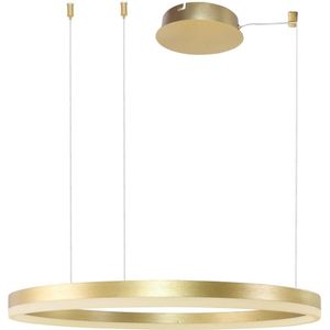 Azzardo AZ4961 -Dimbare LED hanglamp aan een koord HALO LED/56W/230V diameter 80 cm goud