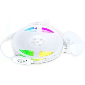 Dimbare LED RGB Strip LED/24W/230V 5m 3000-6000K Wi-Fi Tuya