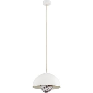 Argon 8443 - Hanglamp aan een koord PIAVA 1xE14/7W/230V albast wit