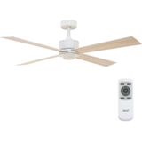 Lucci air 213171 - LED-plafondventilator NEWPORT hout/wit/beige + AB