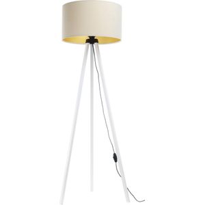 Staande Lamp STANDART 1xE27/60W/230V romig/wit