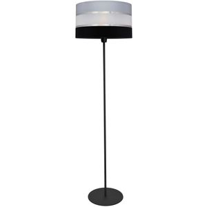 Staande Lamp HELEN 1xE27/60W/230V zwart/grijs/zilver