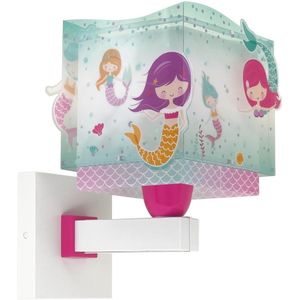 Dalber 63449 - Wandlamp voor kinderen MERMAIDS 1xE27/60W/230V