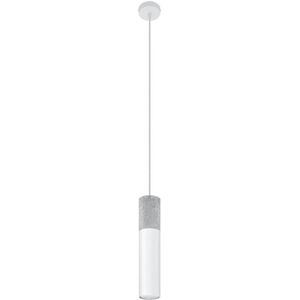 - LED Hanglamp wit beton BORGIO - 1 x GU10 aansluiting