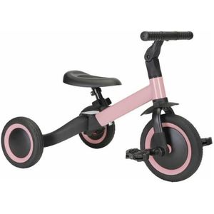 Topmark 4 In1 Driewieler - Loopfiets - Balance Bike - Kaya - Roze