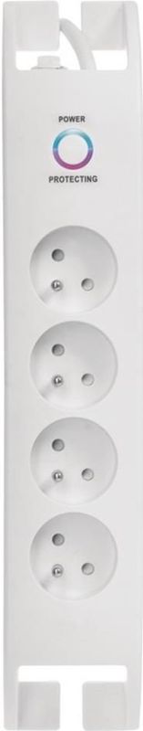 Emos - P54012 - Stekkerdoos - Wit - 4 AC-uitgangen - 2 meter Kabel