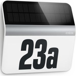 STEINEL 007140 - LED Solar verlichting huisnummer XSolar LH-N LED/0,03W RVS IP44