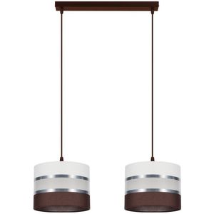 Hanglamp aan een koord CORAL 2xE27/60W/230V