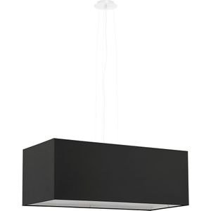 Sollux - Hanglamp aan een koord SANTA BIS 3x E27 / 60W / 230V 80 cm zwart