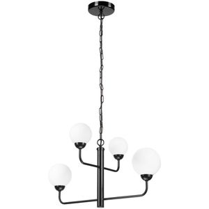 Hanglamp aan een ketting OSCAR 4xG9/5W/230V zwart