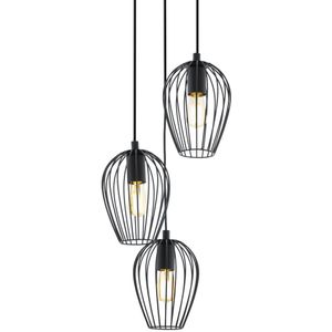 Eglo 49479 - Hanglamp NEWTOWN 3xE27/60W/230V