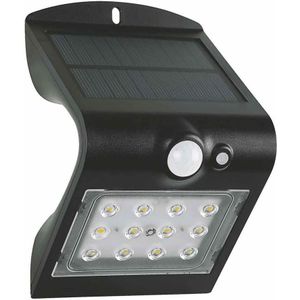 LED Solar wandlamp met sensor LED/1,5W IP65