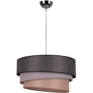 Duolla - Hanglamp aan een koord TRIO 1xE27/40W/230V antraciet/grijs/bruin
