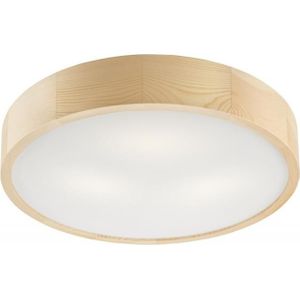 Plafondlamp NATURAL 3xE27/60W/230V ø 47 cm Dennenboom - FSC gecertificeerd