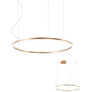 Redo - Bronzen LED Hanglamp aan koord ORBIT LED / 55W / 230V