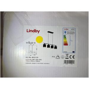 Lindby - Hanglamp aan een snoer VASILIA 4xE14/28W/230V