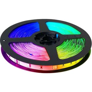 LED RGB Dimbare strip LED/25,2W/230V 15 m + afstandsbediening