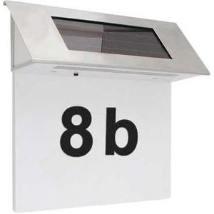 LED Solar verlichting huisnummer