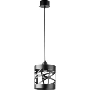 Hanglamp aan een koord MODUL FREZ 1xE27/60W/230V d. 17,5 cm zwart