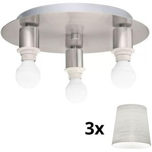 Eglo - LED Plafondlamp MY CHOICE 3xE14/4W/230V chroom/crème