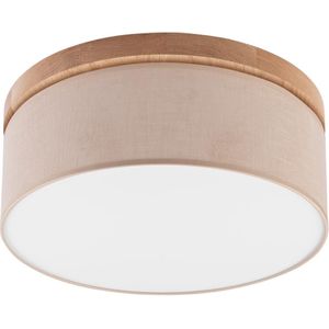 Brilagi - Plafondlamp BELLADONNA 2xE27/15W/230V beige/eiken