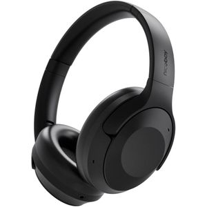 Niceboy Aura 5 ANC - Draadloze koptelefoons met microfoon en ANC, zwart