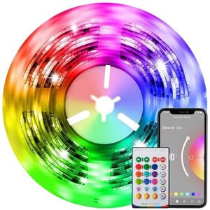 Immax NEO 07775L- LED RGB+CCT Dimbare strip 48W/230V 10 m IP65 Wi-Fi Tuya+AB