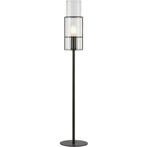 Markslöjd 108556 - Tafellamp TUBO 1xE14/40W/230V 65 cm zwart/clear