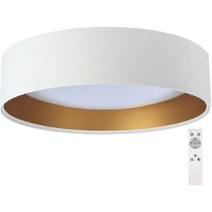 Dimbare LED Plafond Lamp SMART GALAXY LED/24W/230V wit/goud + AB