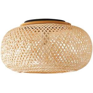 Plafondlamp SALOMON 1xE27/10W/230V diameter 40 cm bamboe