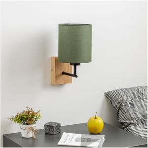 Brilagi - NUBILA WOOD - Wandlamp - Eiken - 1xE27/25W/230V