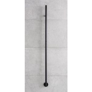 Deurhanddoekhouder, theedoekenhouder, roestvrij staal, voor in de keuken, vaatdoekhouder, om op te hangen, geen boren nodig, voor het ophangen van handdoeken, 24 cm lang, zwart