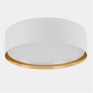 Plafond Lamp BILBAO 4xE27/15W/230V d. 60 cm wit/goud