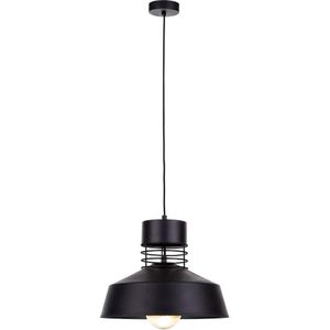 Hanglamp aan een koord TITANIUM 1xE27/60W/230V zwart