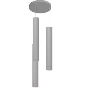 LED Hanglamp aan een koord TUBA 3xGU10/6,5W/230V grijs
