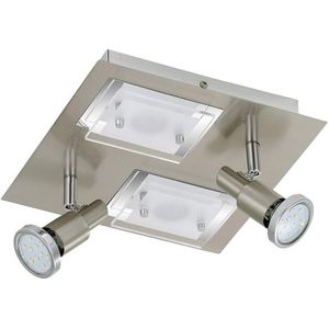 Briloner 2879-042 - LED Plafondlamp COMBINATA 2xGU10/3W + 2xLED/5W/230V