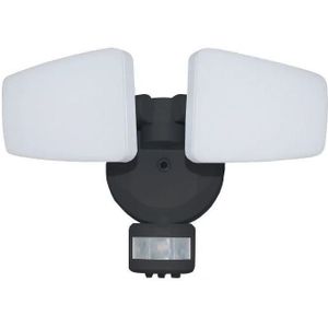LED Buitenschijnwerper met sensor LED/24W/230V 3000/4000/6000K IP54 zwart