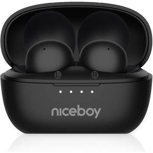 Niceboy Podsie 4 POP - Draadloos earphones 400 mAh + 2x 40 mAh IPX4 zwart