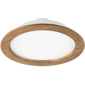 LED Hang plafondverlichting WOODY SPOT LED/23,5W/230V 4000K walnoot ø 23,5 cm