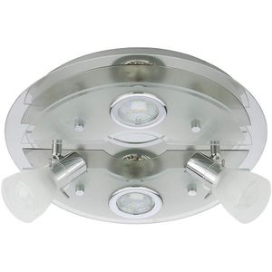 Briloner 3560-042 - LED Plafondspot VASO 2xGU10/3W + 2xE14/3,2W/230V