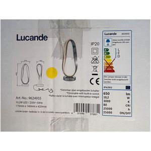 Lucande - Dimbare LED tafellamp XALIA LED/10,2W/230V